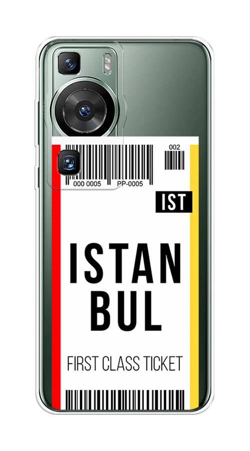 

Чехол на Huawei P60/P60 Pro "Билет в Стамбул", Белый;черный;красный, 6121150-6