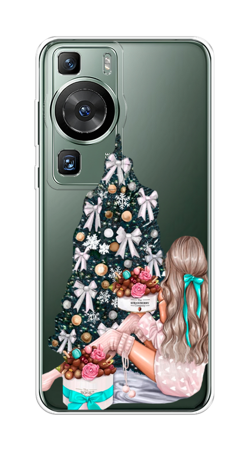 

Чехол на Huawei P60/P60 Pro "New Year", Зеленый;бежевый;голубой, 6121150-5