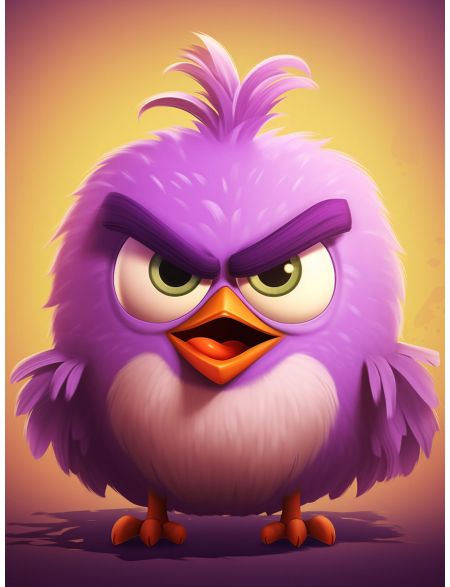 

Алмазная мозаика без подрамника Злой Angry, 70x50 см, 50 цветов, 68189, РА-529