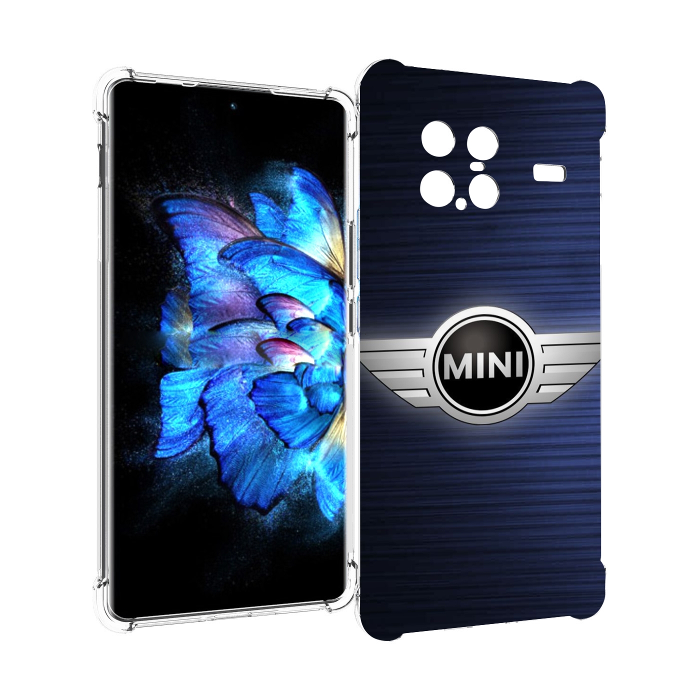 

Чехол MyPads mini-2 (2) мужской для Vivo X Note 5G, Прозрачный, Tocco