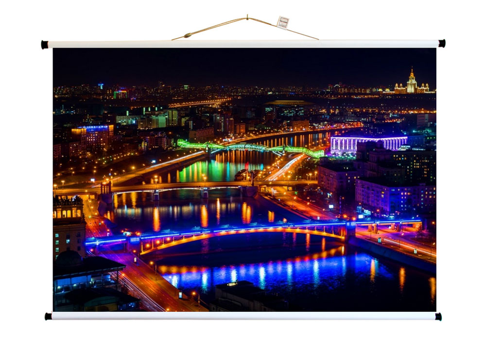

Экран для видеопроектора ПРО-ЭКРАН 120х90 см