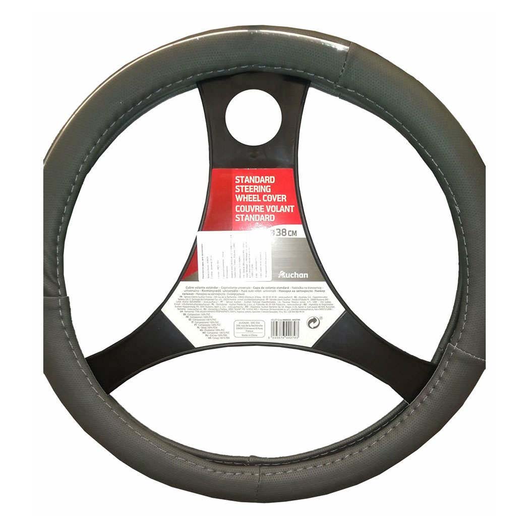 

Оплетка на руль АШАН Красная птица для автомобиля серая 38 см