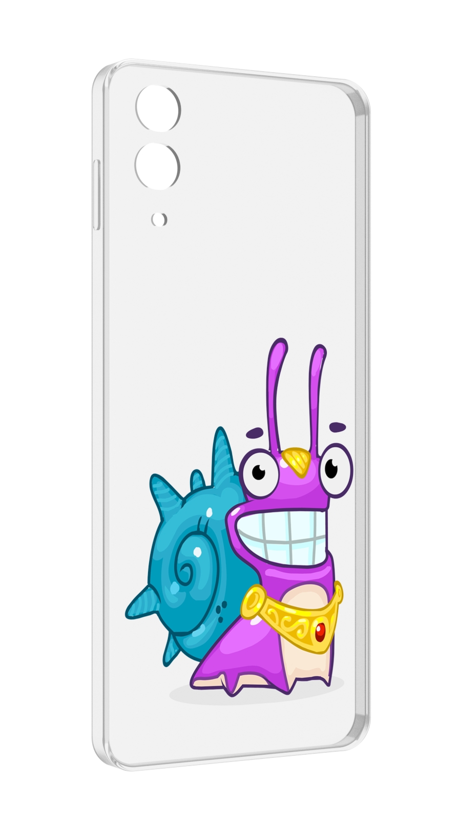 

Чехол MyPads улитка-принц для Samsung Galaxy Z Flip 4 (SM-F721), Прозрачный, Tocco