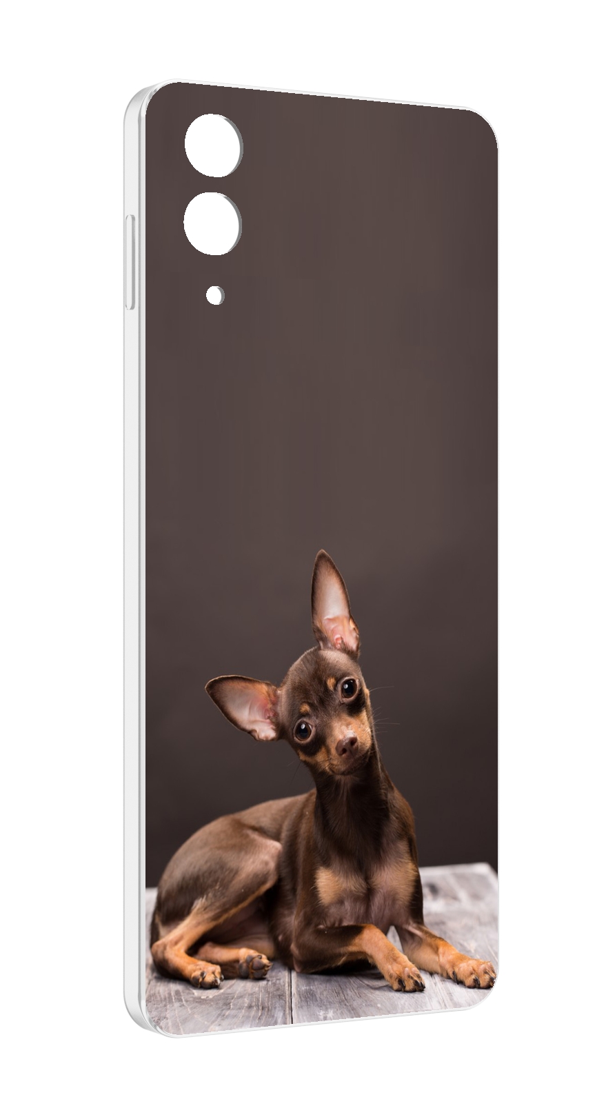 

Чехол MyPads тои терьер для Samsung Galaxy Z Flip 4 (SM-F721), Прозрачный, Tocco