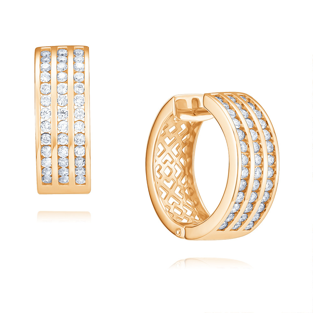 

Серьги из красного золота с бриллиантом ADAMAS 24040070/01-А50Д-41, 24040070/01-А50Д-41
