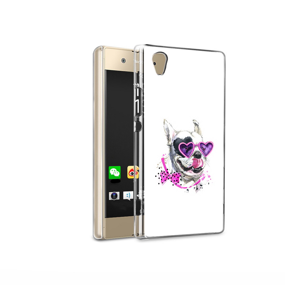 

Чехол MyPads Tocco для Sony Xperia XA1 Ultra акварельный пёс (PT67027.252.218), Прозрачный, Tocco