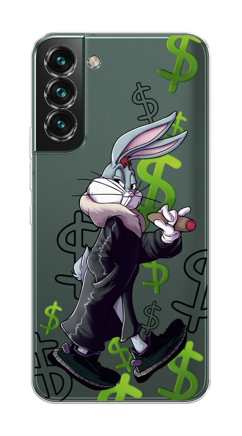 

Чехол на Samsung Galaxy S22 Plus "Rich Bugs Bunny", Зеленый;черный;голубой, 2103950-6