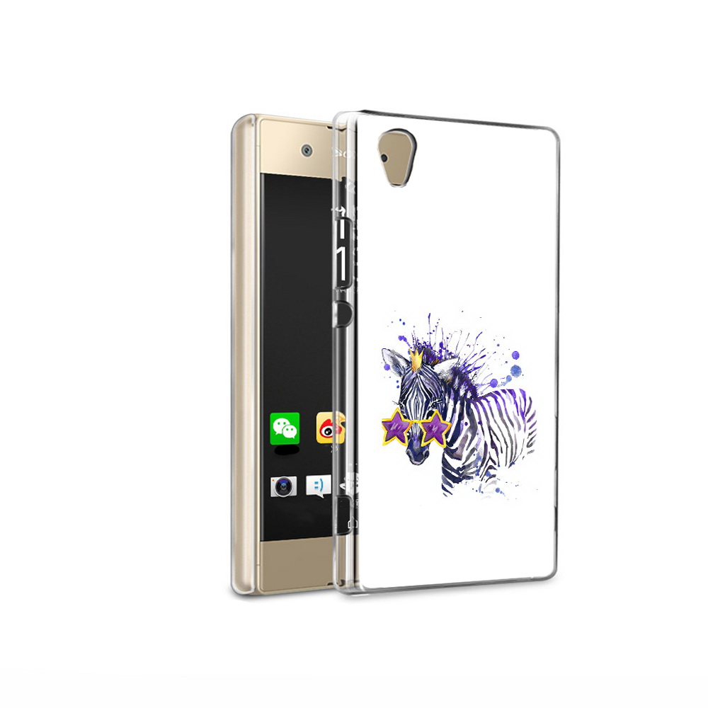 

Чехол MyPads Tocco для Sony Xperia XA1 Ultra акварельная зебра (PT67027.252.215), Прозрачный, Tocco