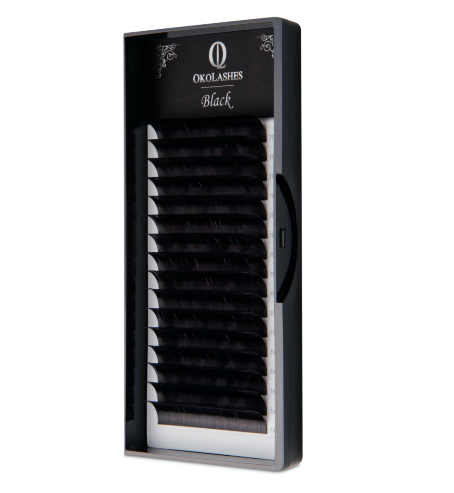 

Ресницы Oko Lashes black C 0.10 11 мм, Черный