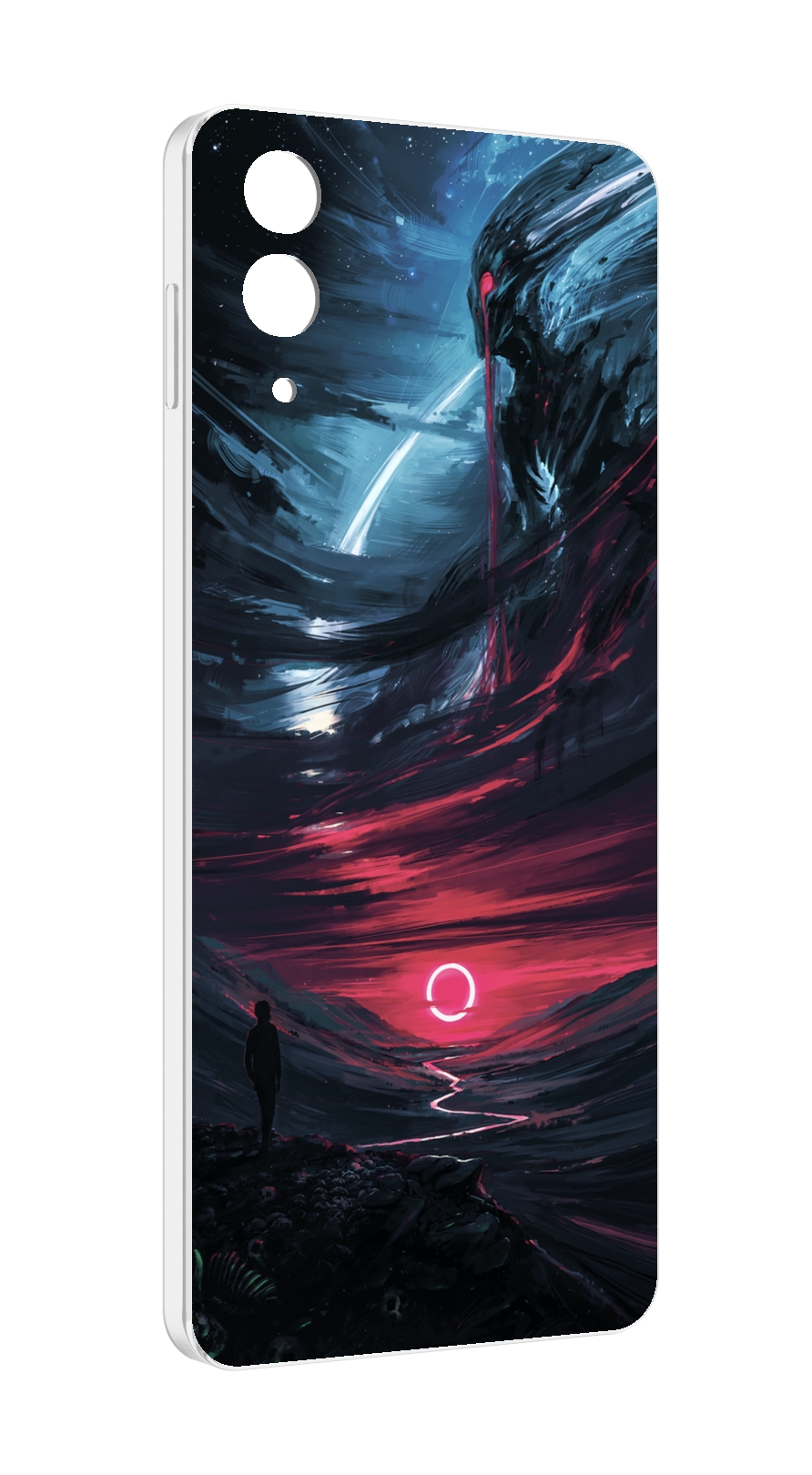 Чехол MyPads страшный мир для Samsung Galaxy Z Flip 4 (SM-F721)