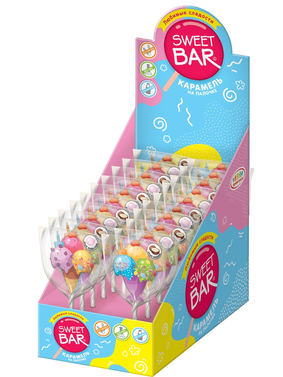 

Карамель Конфитрейд Sweet Bar Мороженое на палочке 20 г