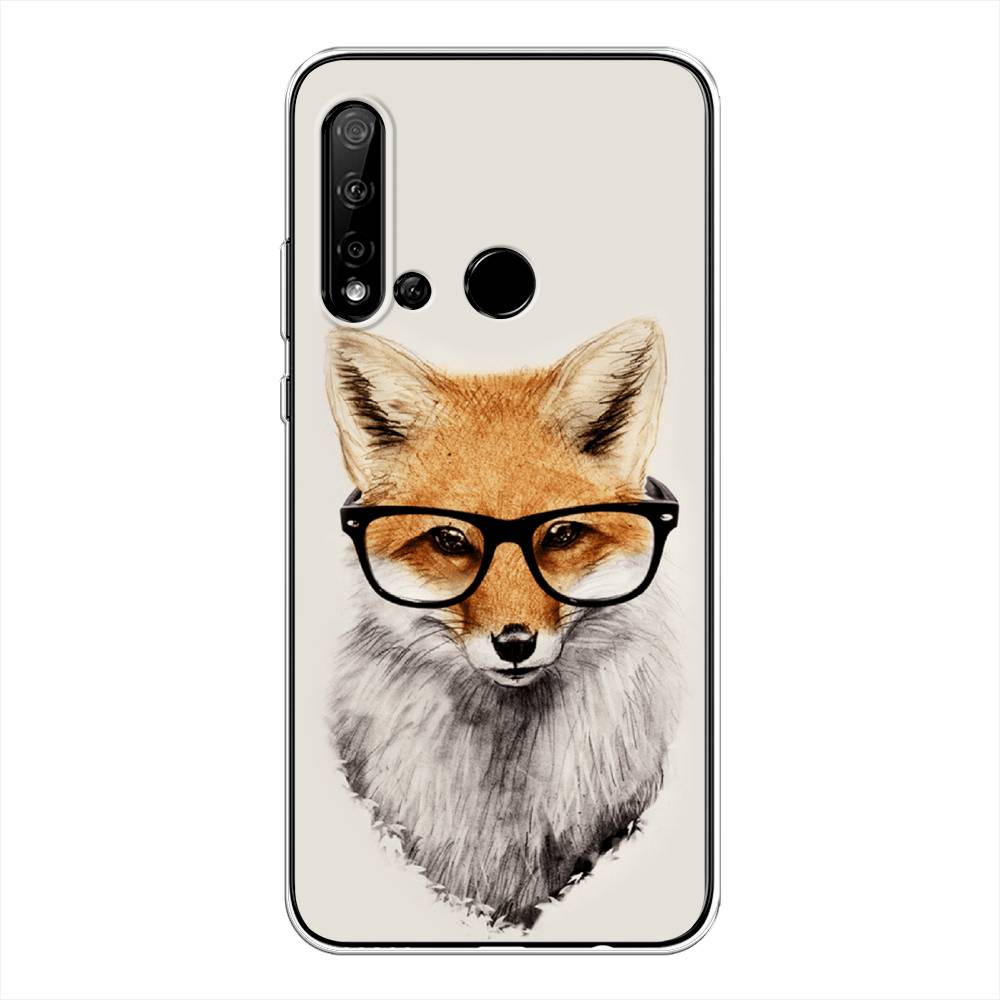 

Чехол Awog на Huawei Nova 5i "Лиса в очках", Бежевый, 69850-10
