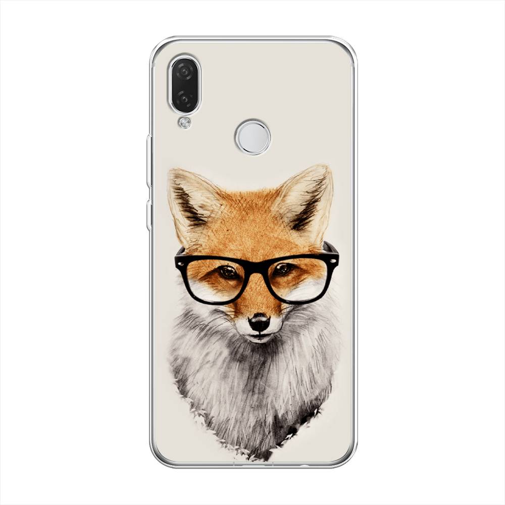 

Чехол Awog на Huawei Nova 3i "Лиса в очках", Бежевый, 68350-10