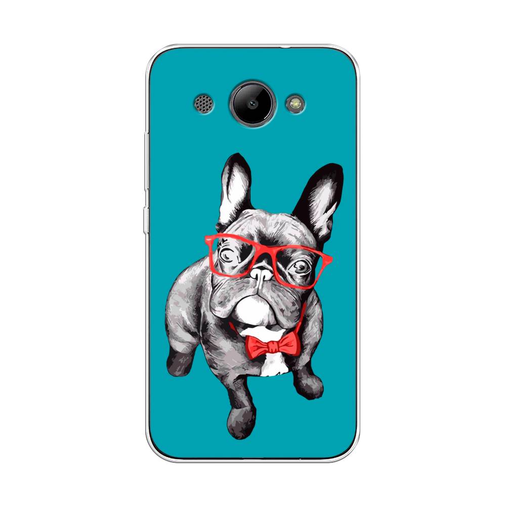 

Чехол на Huawei Y3 2017 "Французский бульдог", 62650-1