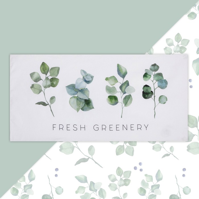 

Полотенце Этель Eucalyptus 70х146±2 см, 100% хлопок 160гр/м2, Eucalyptus