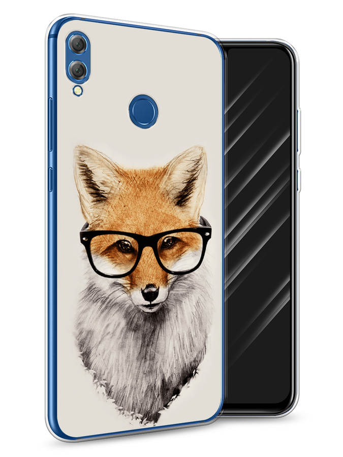 

Чехол Awog на Honor 8X "Лиса в очках", Бежевый, 66750-10