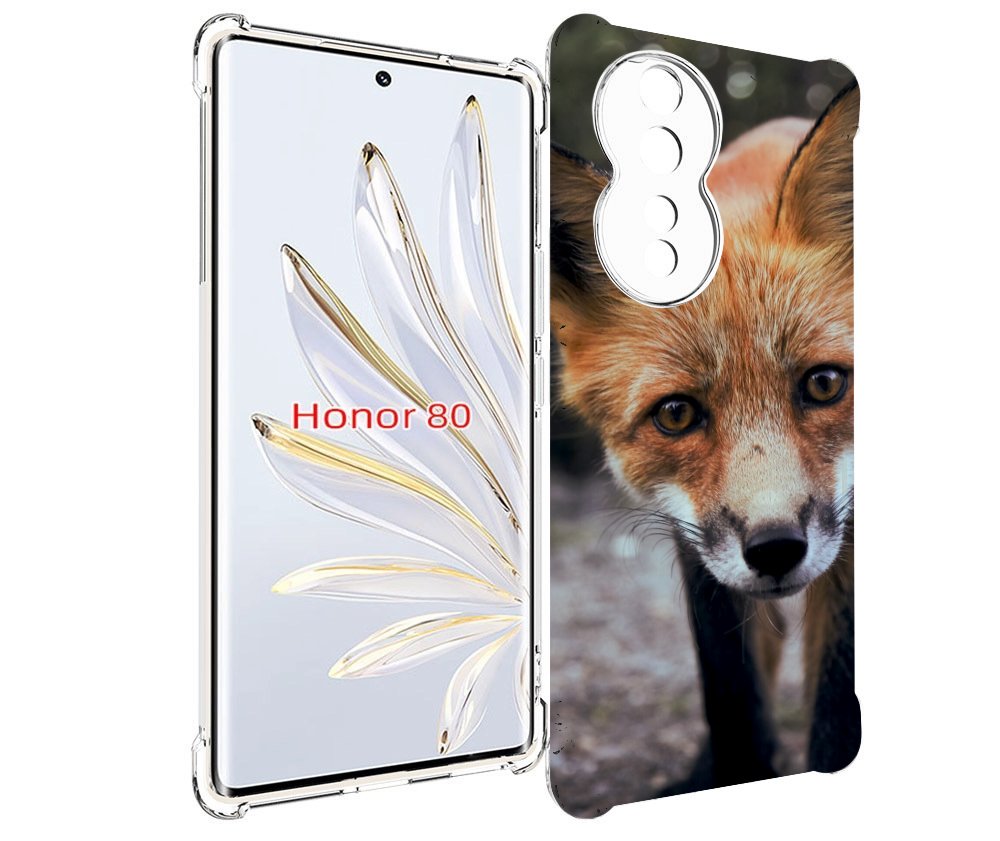 

Чехол MyPads Лисица для Honor 80, Прозрачный, Tocco