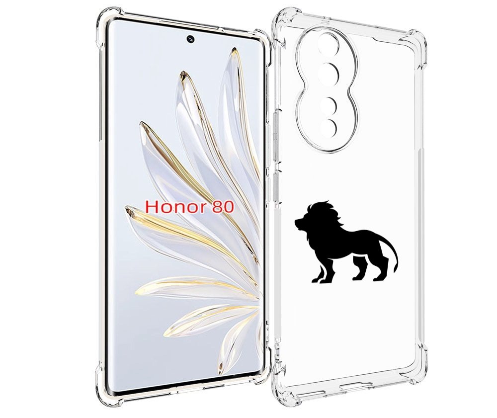 

Чехол MyPads Лев для Honor 80, Прозрачный, Tocco