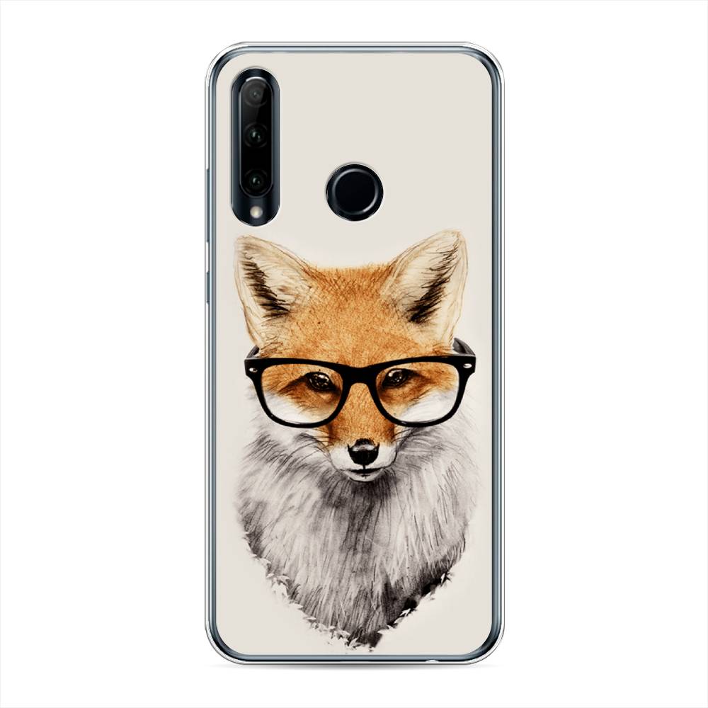 

Чехол Awog на Honor 10i "Лиса в очках", Бежевый, 68850-10