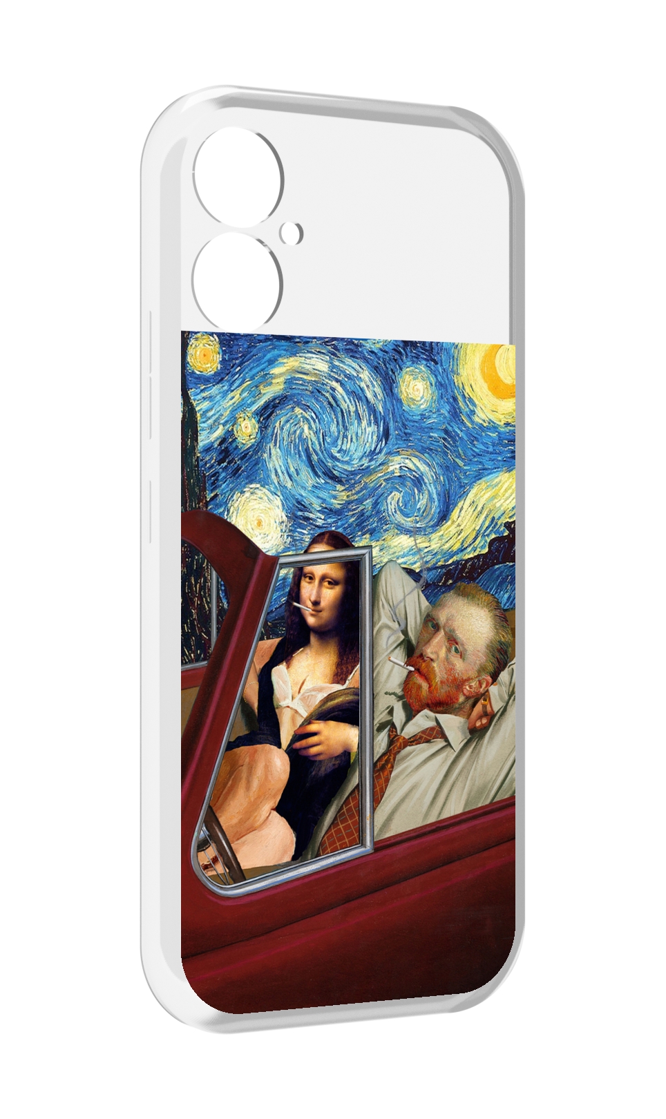

Чехол MyPads Да-Винчи-в-одном для Tecno Spark 9 Pro \ Spark 9T, Прозрачный, Tocco