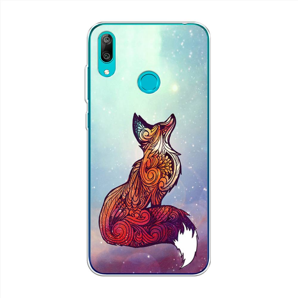 

Чехол Awog на Huawei Y7 2019 "Лиса 1", Голубой;фиолетовый, 68450-1