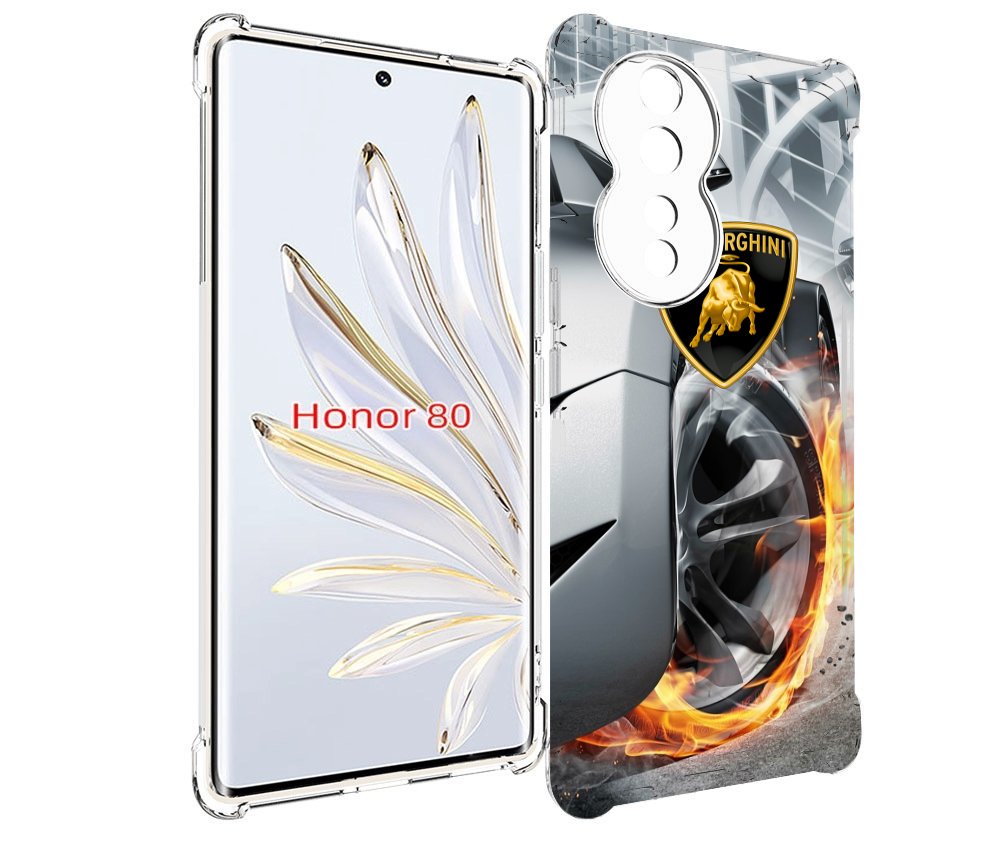 

Чехол MyPads Ламборгини мужской для Honor 80, Прозрачный, Tocco