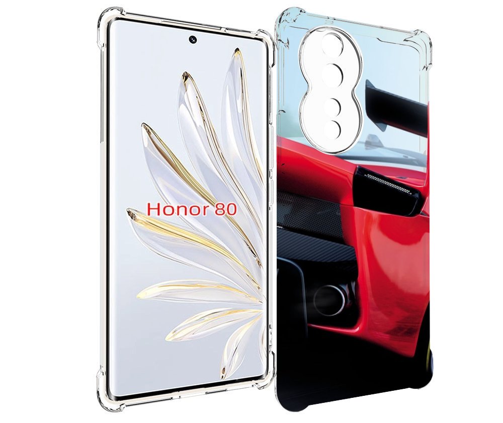 

Чехол MyPads Крыло-машины мужской для Honor 80, Прозрачный, Tocco