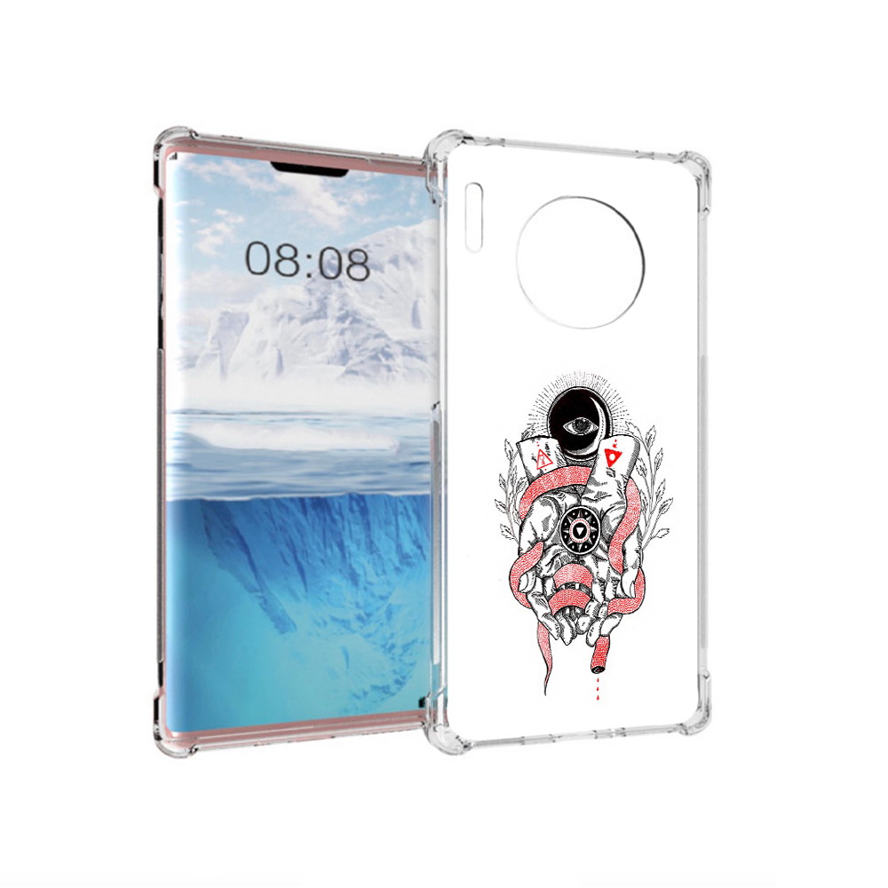 Чехол MyPads Tocco для Huawei Mate 30 Pro абстрация связанные руки