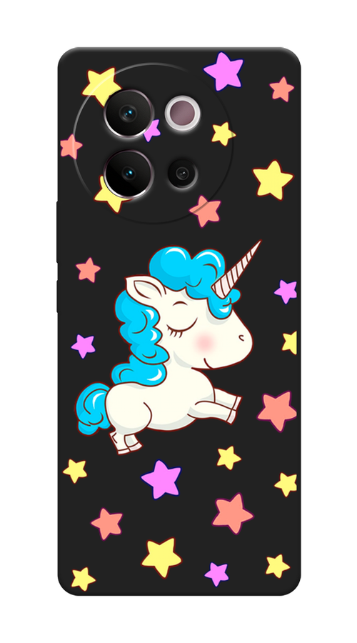 

Чехол Awog на Vivo V40 Lite 5G "Звездный единорог", Голубой;фиолетовый;желтый, 2611552-1