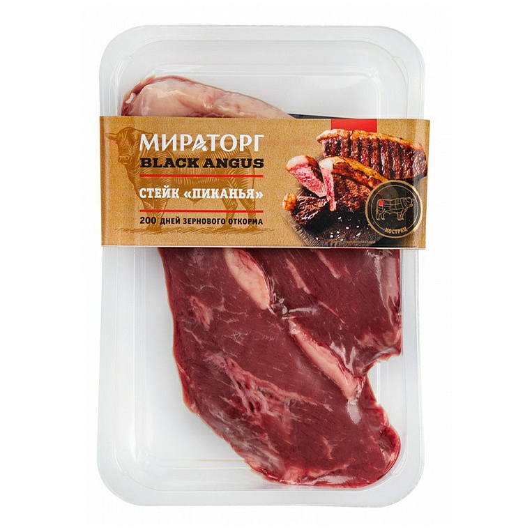 

Стейк Пиканья из мраморной говядины Мираторг охлажденный 200 г