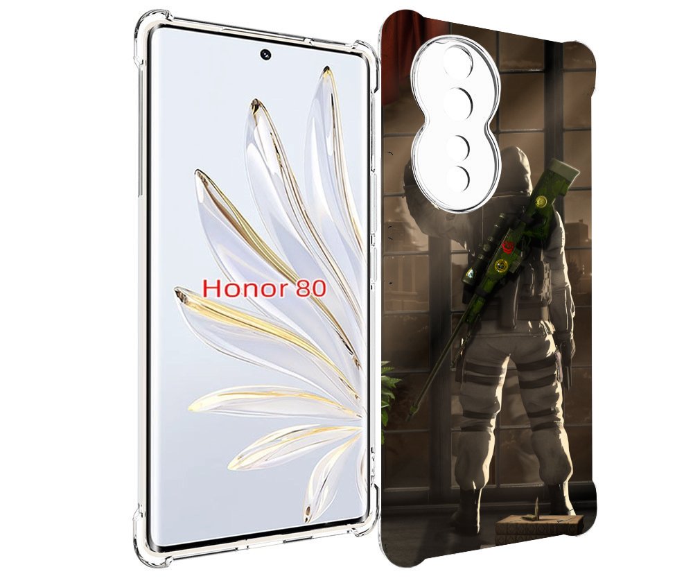 

Чехол MyPads Контр-Страйк-в-дыму для Honor 80, Прозрачный, Tocco