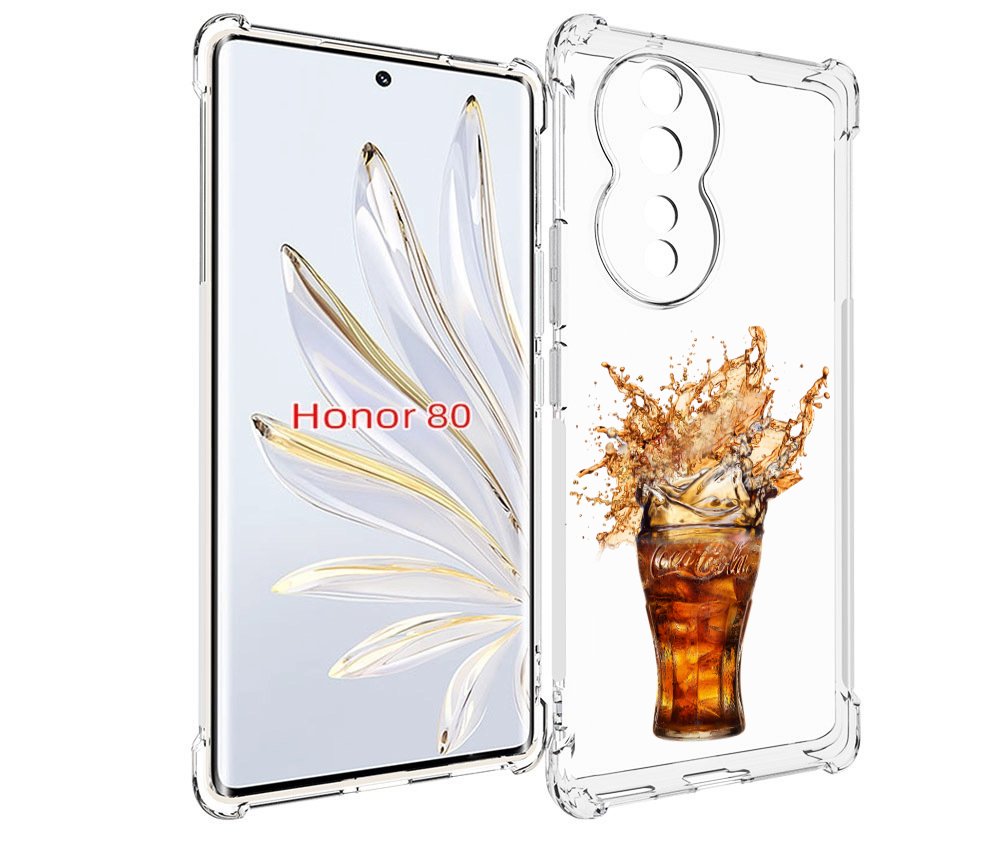 

Чехол MyPads Кола-в-стакане для Honor 80, Прозрачный, Tocco
