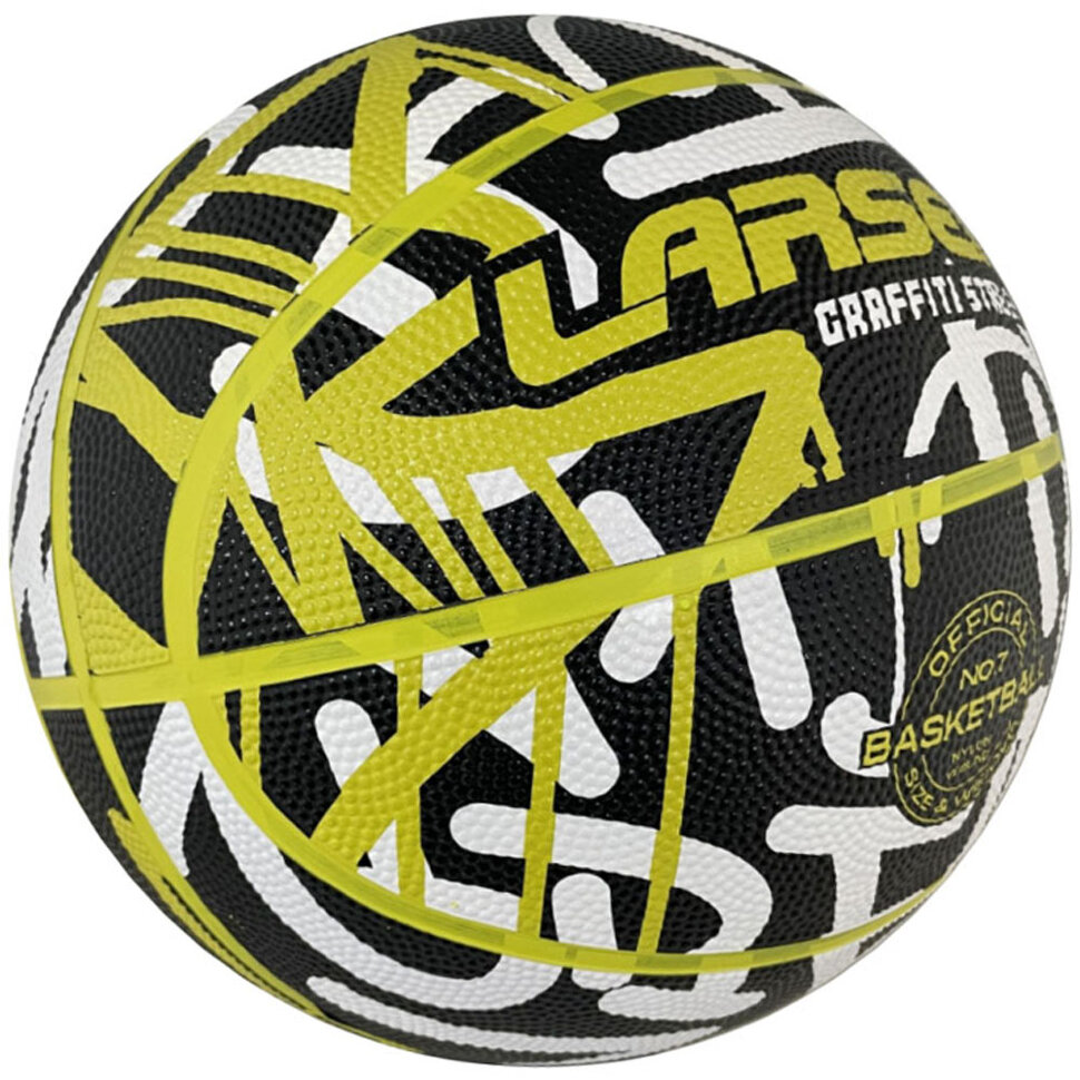 

Мяч баскетбольный Larsen RB7 Graffiti Street Black/White/Lime, Черный;белый;зеленый, RB7