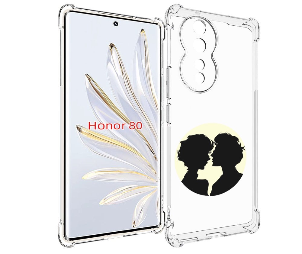 

Чехол MyPads Картина для Honor 80, Прозрачный, Tocco