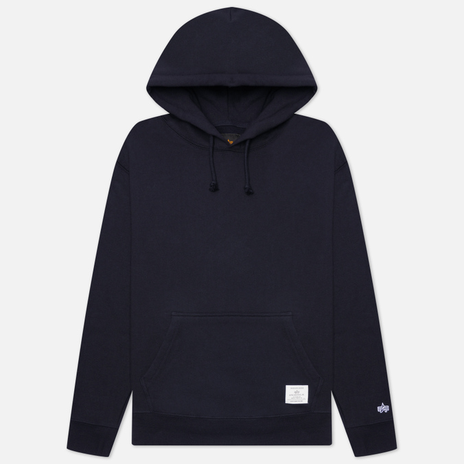 

Мужская толстовка Alpha Industries Essential Hoodie синий, Размер XL, Essential Hoodie