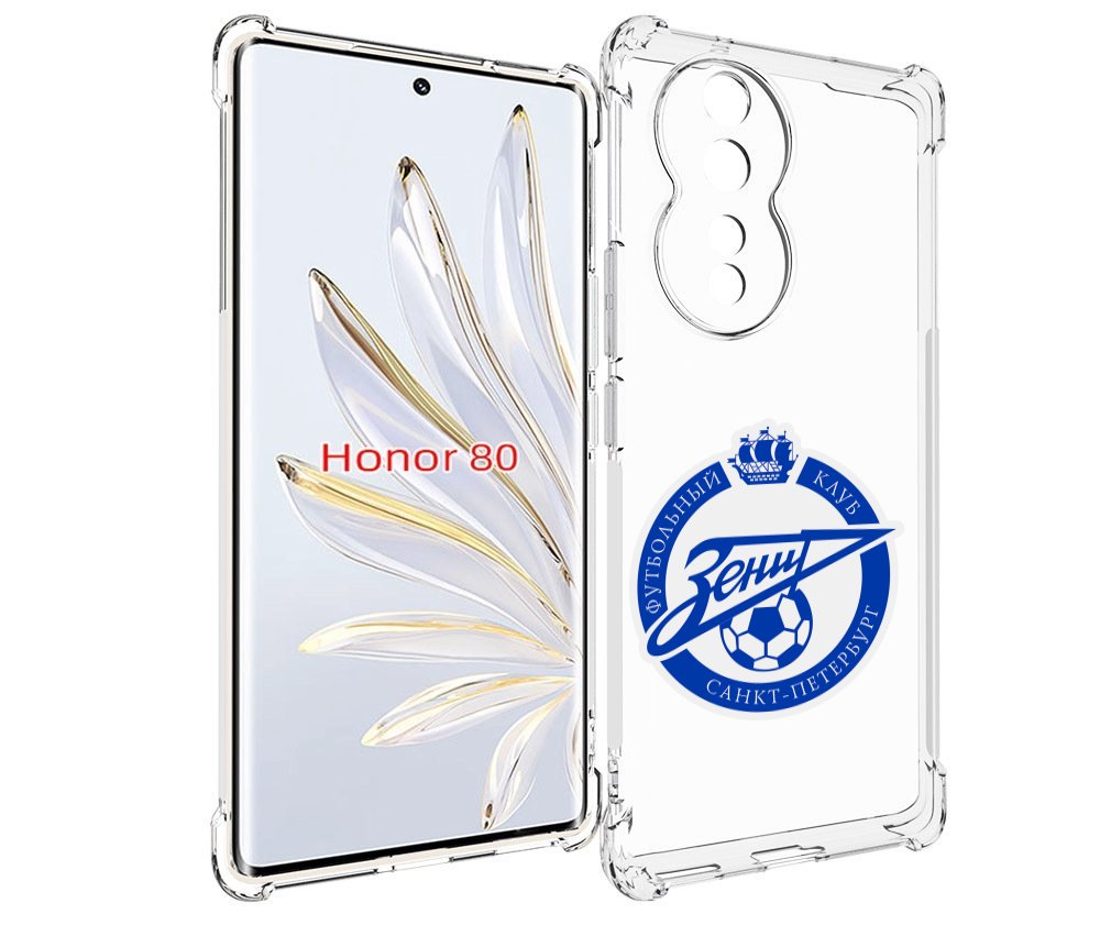 

Чехол MyPads Зенит-фк для Honor 80, Прозрачный, Tocco
