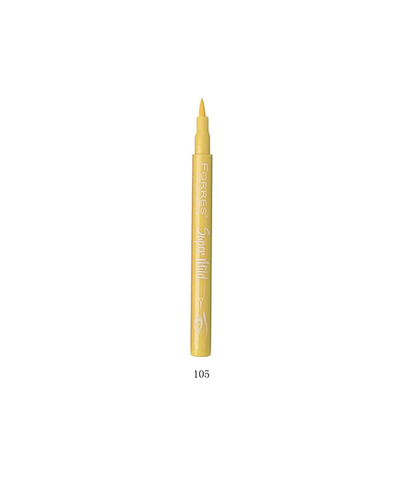 Подводка маркер FARRES для глаз МВ012-105 желтый подводка для глаз farres ная vivid brights тон 03