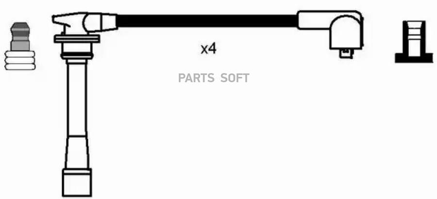 NGK-NTK Комплект в/в проводов RC-HD407
