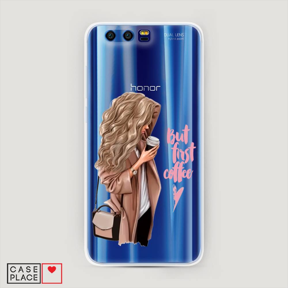 

Чехол Awog "Девушка с кофе" для Honor 9