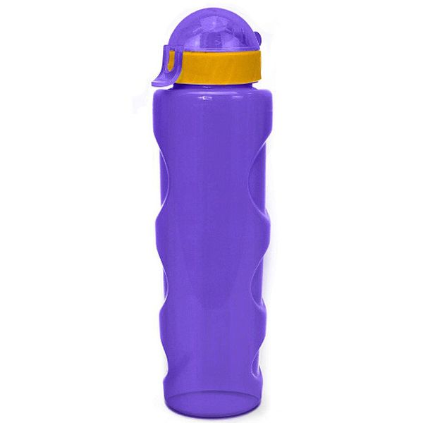 КК0161 Бутылка для воды LIFESTYLE со шнурком 700 ml anatomic прозрачнофиолетовый 559₽