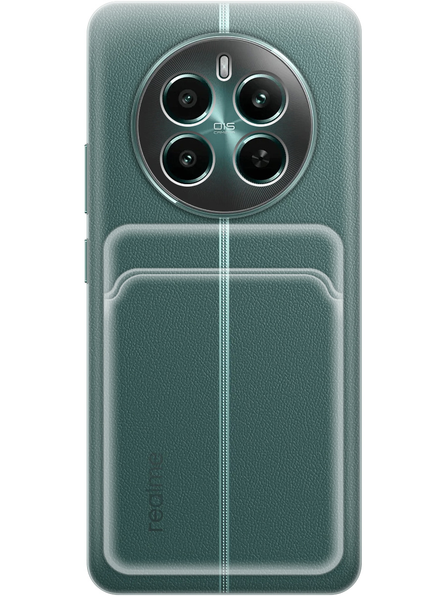 

Силиконовый чехол на Realme 12+ 5g / Narzo 70 Pro 5g с карманом для карты прозрачный, 783983231