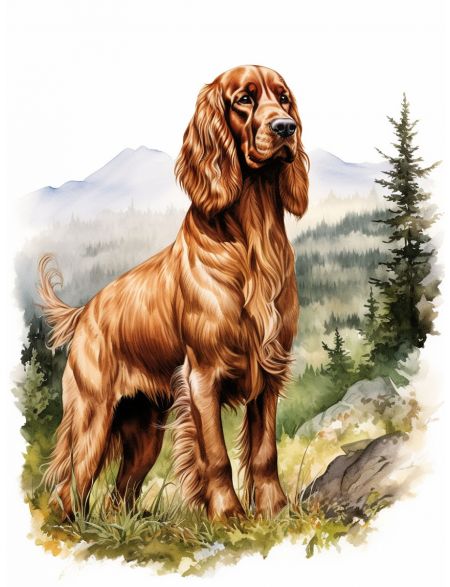 

Алмазная мозаика без подрамника Преданный пёс, 130x100 см, 50 цветов, 68136, РА-524
