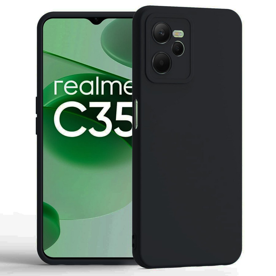 

Чехол-накладка Krutoff Soft Case для Realme C35 черный
