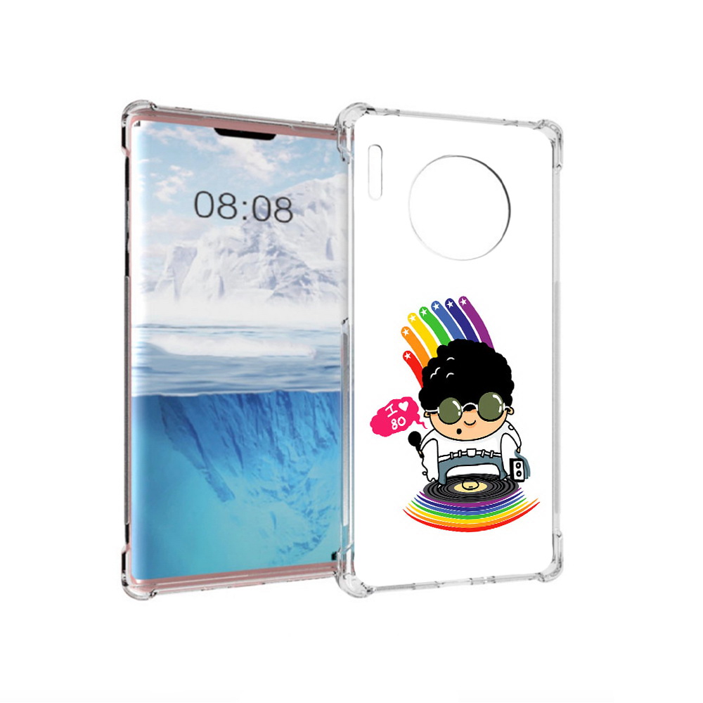 

Чехол MyPads Tocco для Huawei Mate 30 Pro Я люблю 80-е, Прозрачный, Tocco