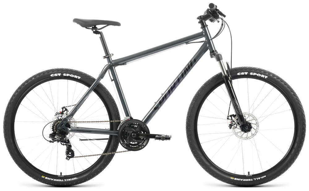 Велосипед Forward SPORTING 29 2.1 D 29 21 ск. (рост. 17) 2023 черный/темно-серый RB3R9M165