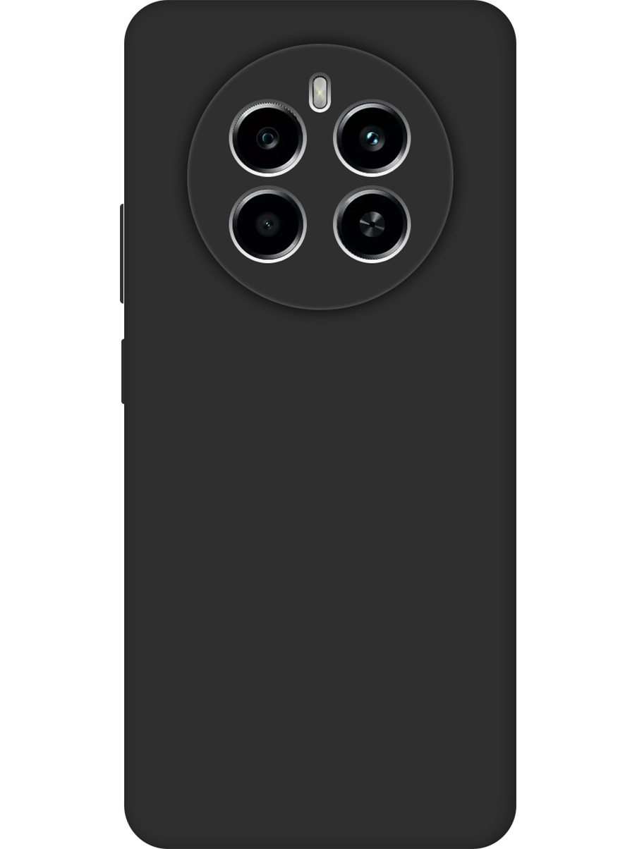 

Силиконовый чехол на Realme 12 4g матовый черный, 783982013