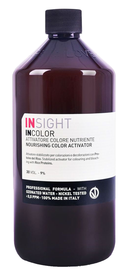 Активатор протеиновый INSIGHT 9% INCOLOR 900 мл активатор insight протеиновый 6% nourishing color activator 150мл
