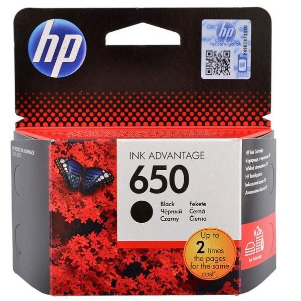 Картридж HP 650 черный (CZ101AE/CZ101AK)