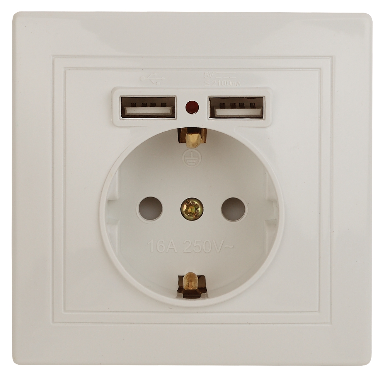 

Розетка+USB Intro Plano 1-410-02 IP20, СУ, слоновая кость арт. Б0043248 (1 шт.), Белый, Б0043248