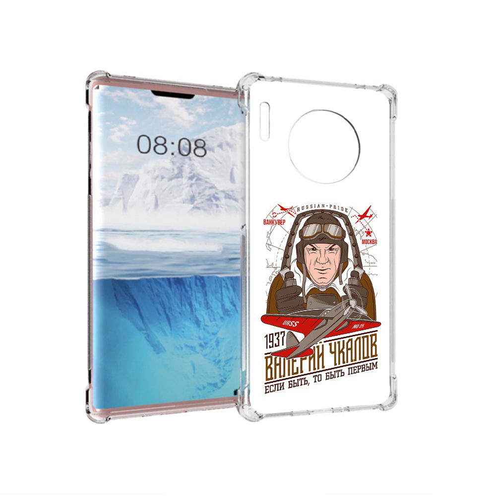 

Чехол MyPads Tocco для Huawei Mate 30 Pro Чкалов, Прозрачный, Tocco